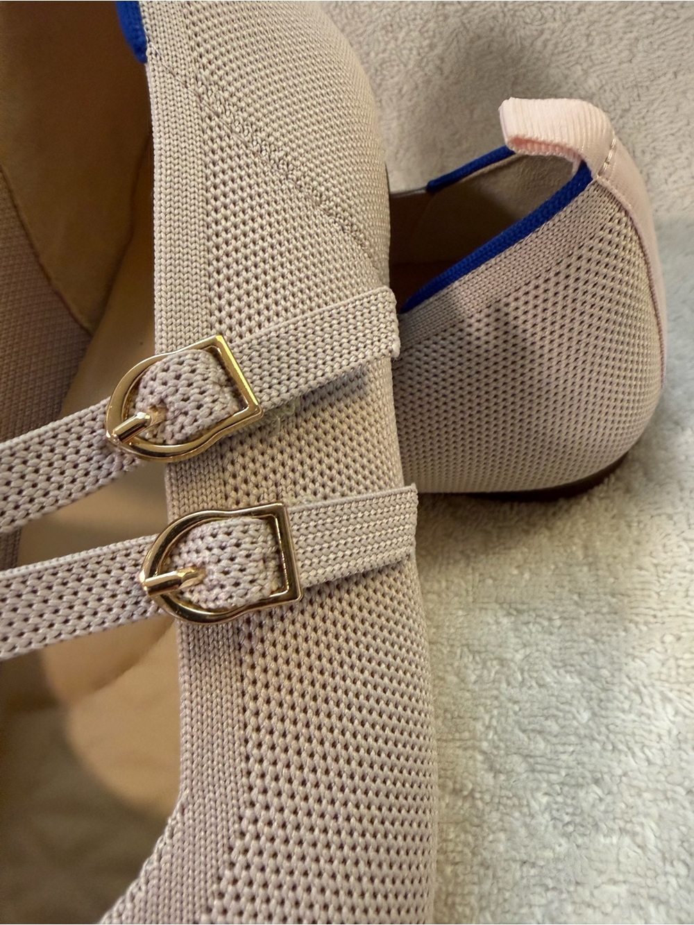 Light Pink Double-Strap Mary Jane Flats bundle shoes for deeper discount - Picture 3 of 14